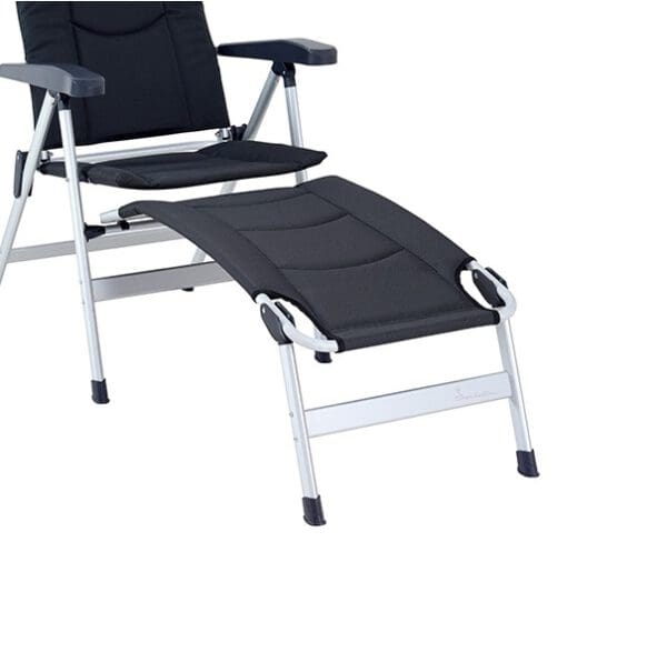 Isabella Lightweight Alloy Folding Footrest - Dark Grey