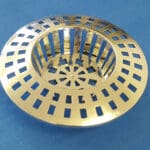 W4 Sink Waste Strainer - Chrome Effect