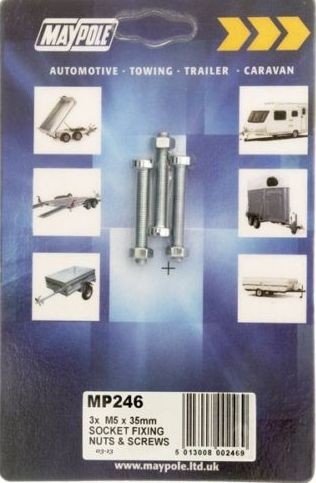 Towing - 7 Pin Sockets Bolts