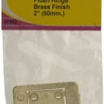 W4 Brass Effect 2" 50mm Flush Hinge (Pack of 2)
