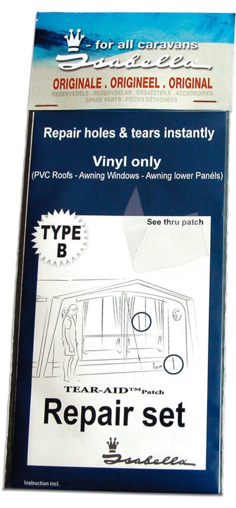 900060323 Isabella PVC Vinyl TEAR-AID Awning Repair Patch (Type B)