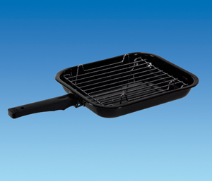 Caravan / Camper Ideal Size Compact Grill Pan with Trivet & Handle