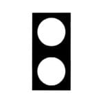 Berker Double Frame - Pure Design Gloss Black