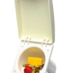 Truma White External Gas Bbq Connecting Point