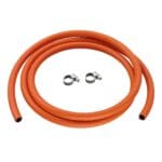 Calor 2m 8mm Low Pressure Gas Hose & 2 Hose Clips