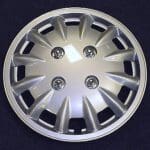 Pair Of Milenco Caravan 14" Silver Wheel Trims