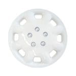 Pair Of Milenco Caravan 14" White Wheel Trims