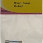 PK Of Three 32mm Glass 15A Fuses
