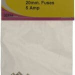 Pack Of Three Glass Fuses - 20mm X 5mm - 5A