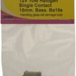 Bulb - Ba15s 12V 10W Halogen 15mm Single Contact Base