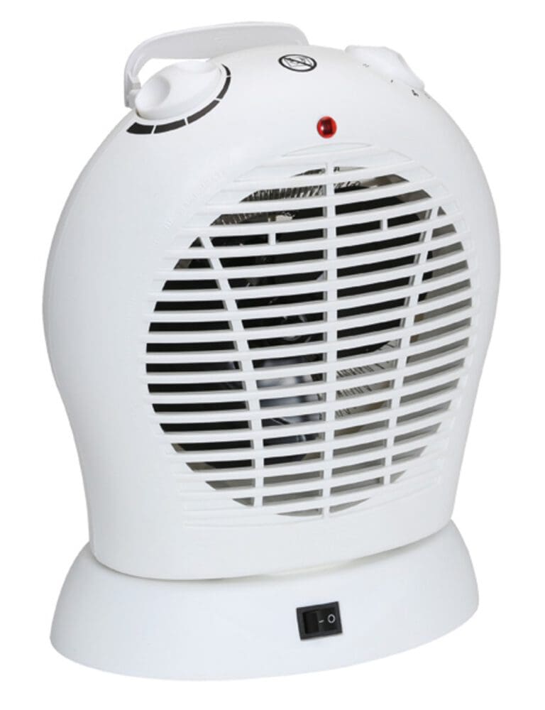 Quest Bahama Low Wattage Oscillating Fan Heater