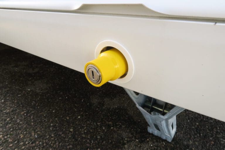 Milenco Caravan New Design Corner Steady Leg Nut Lock