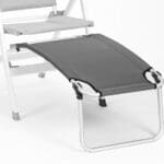 Isabella Lightweight Alloy Footrest - Light Grey