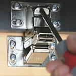 Hafele Swing Up Flap Hinge, for Mounting with Panel, Opening Angle 90°