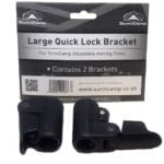 Sunncamp Awning Large Quick Lock Pole Brackets (Pack of 2)