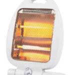 Quest Leisure - White Slimline Portable Electric Quartz Heater