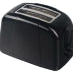 Quest Low Wattage 2 Slice Black Toaster