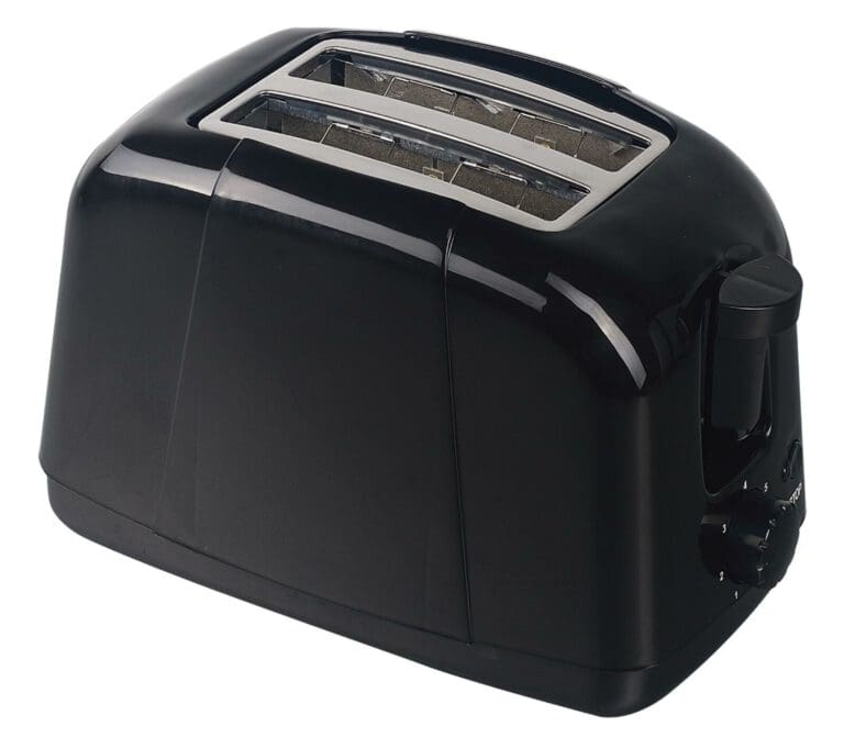 Quest Low Wattage 2 Slice Black Toaster