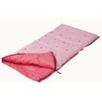SunnCamp Pink Dotty Junior Sleeping Bag with Stuff Sac