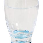 Low Polycarbonate Tumbler 'Glass' - Blue