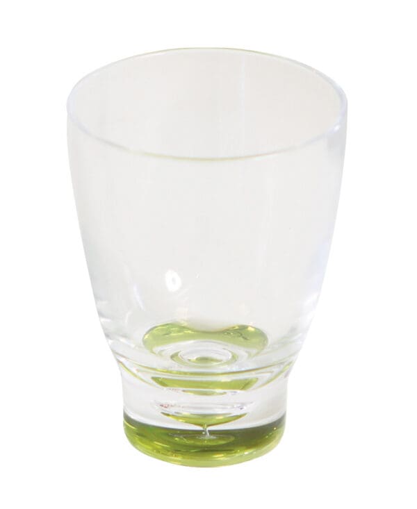 Low Polycarbonate Tumbler 'Glass' - Lime