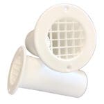 Gas Drop Vent White 120mm x 2