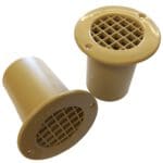 Gas Drop Vent Beige 75mm x 2
