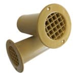 Gas Drop Vent Beige 120mm x 2
