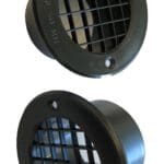 Gas Drop Vent Black 35mm x 2