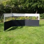 Kampa Pro Windbreak Alloy Poles - 3 Section - 460 x 142cm