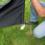 Kampa Pro Windbreak Alloy Poles - 3 Section - 460 x 142cm