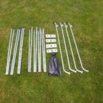 Kampa Pro Windbreak Alloy Poles - 3 Section - 460 x 142cm