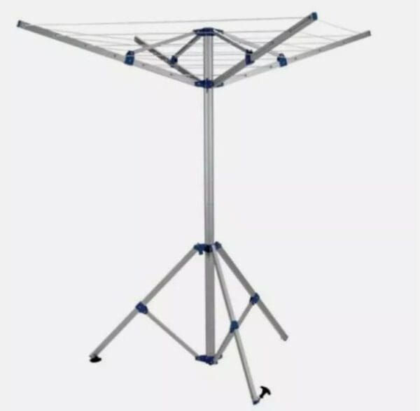 Royal Portable Aluminium Four Arm Rotary Clothes Line Airer c/w Foot