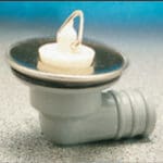 Sink/Basin Angle Stainless Waste & Plug - 3/4"