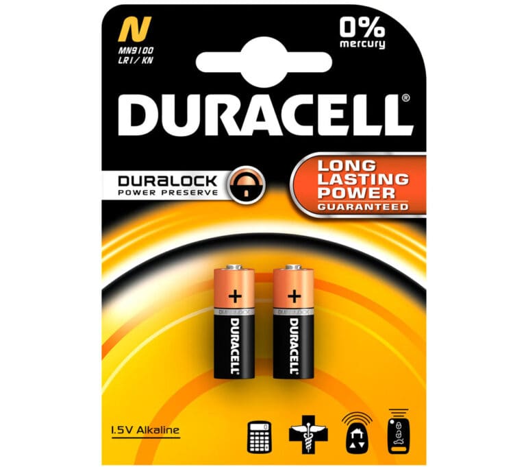 Duracell Battery LR1 Twin Pack