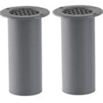 Gas Drop Vent Grey 120mm x 2