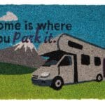 Quest Heavy Duty Coir Home is where you park it" Door Mat