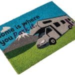 Quest Heavy Duty Coir Home is where you park it" Door Mat