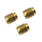 8mm Brass Compression End Plug - Pack of 3