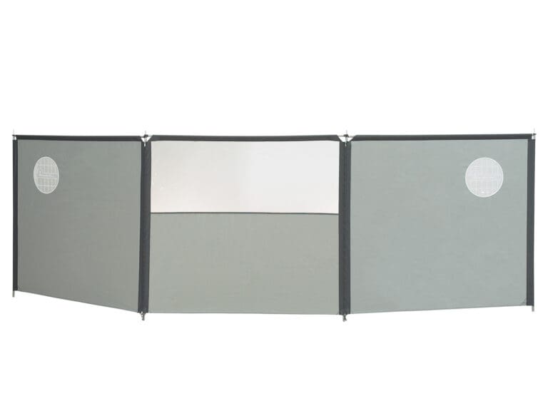 Isabella Windscreen Three Section Windbreaker with Windows - Grey