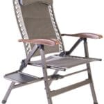 Quest Elite Naples Pro Comfort Reclining Folding Chair with Side Table