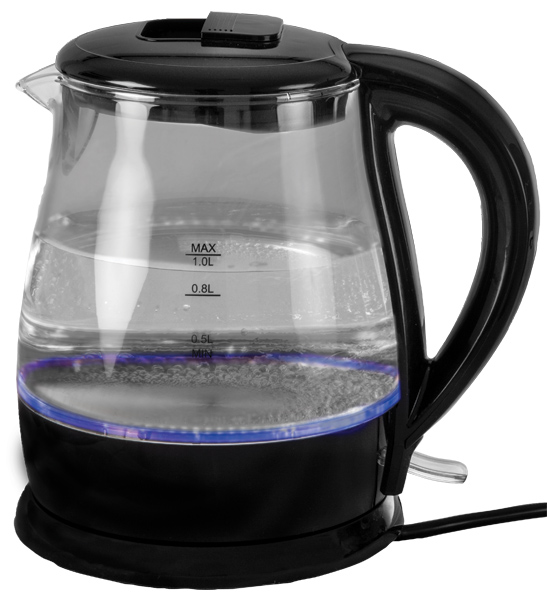 Quest Low Wattage Light up 1 Litre Glass Kettle