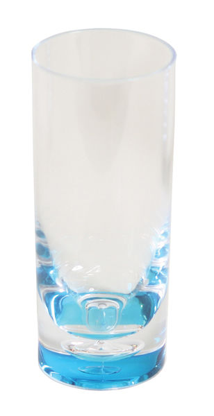 10% Off 2 or more - Polycarbonate Elegance Hi-Ball "Glass" - Blue
