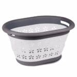 Laundry Basket collapsible - Grey