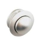 Small Caravan Push Button Cupboard Door Lock - Nickle Finish