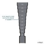 Colapz Flexi Water Adaptor 19-50mm Connection