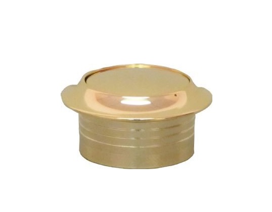 Push Button Cupboard Door Lock - Gold Effect Finish