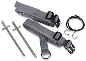 Kampa Lightweight Awning Buckle Tie Down Kit - Grey