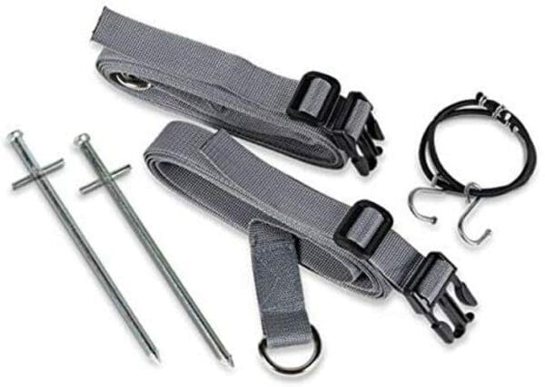 Kampa Lightweight Awning Buckle Tie Down Kit - Grey