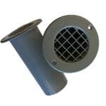 Gas Drop Vent Grey - 120mm - x 1